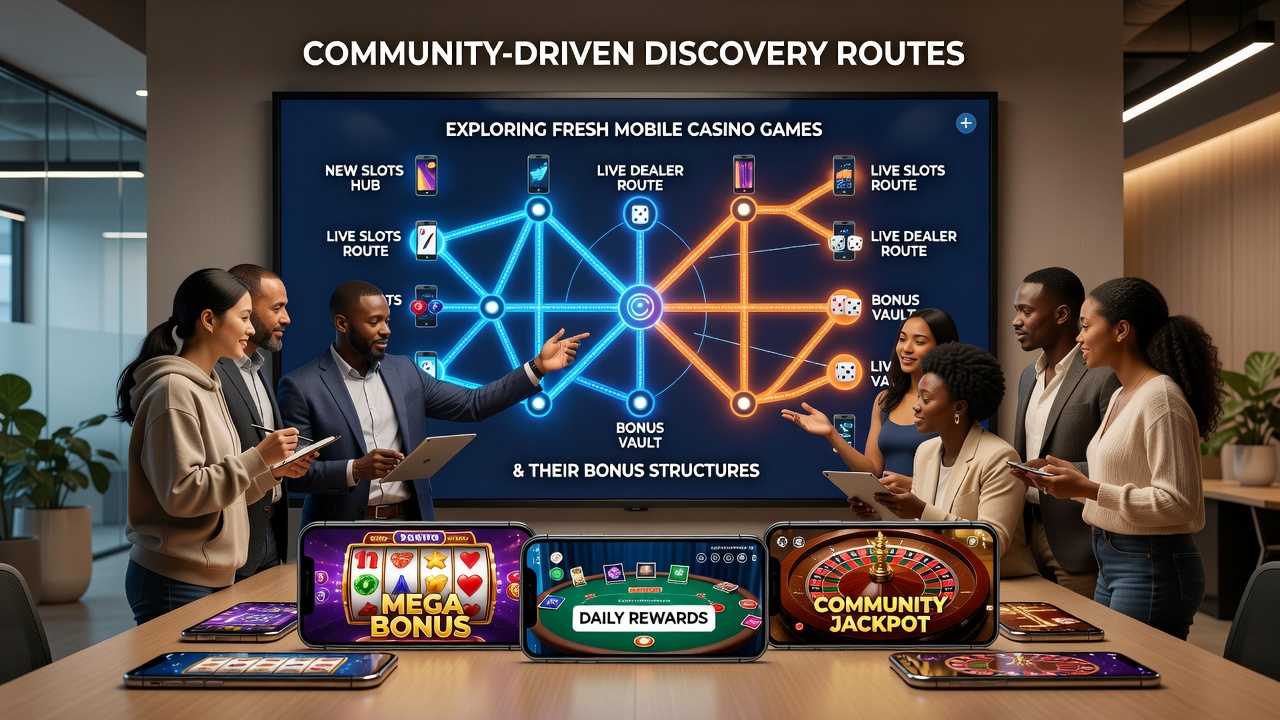 Mobile Casino-Spieler tauschen sich in Foren über neue Spiele und Bonusangebote aus