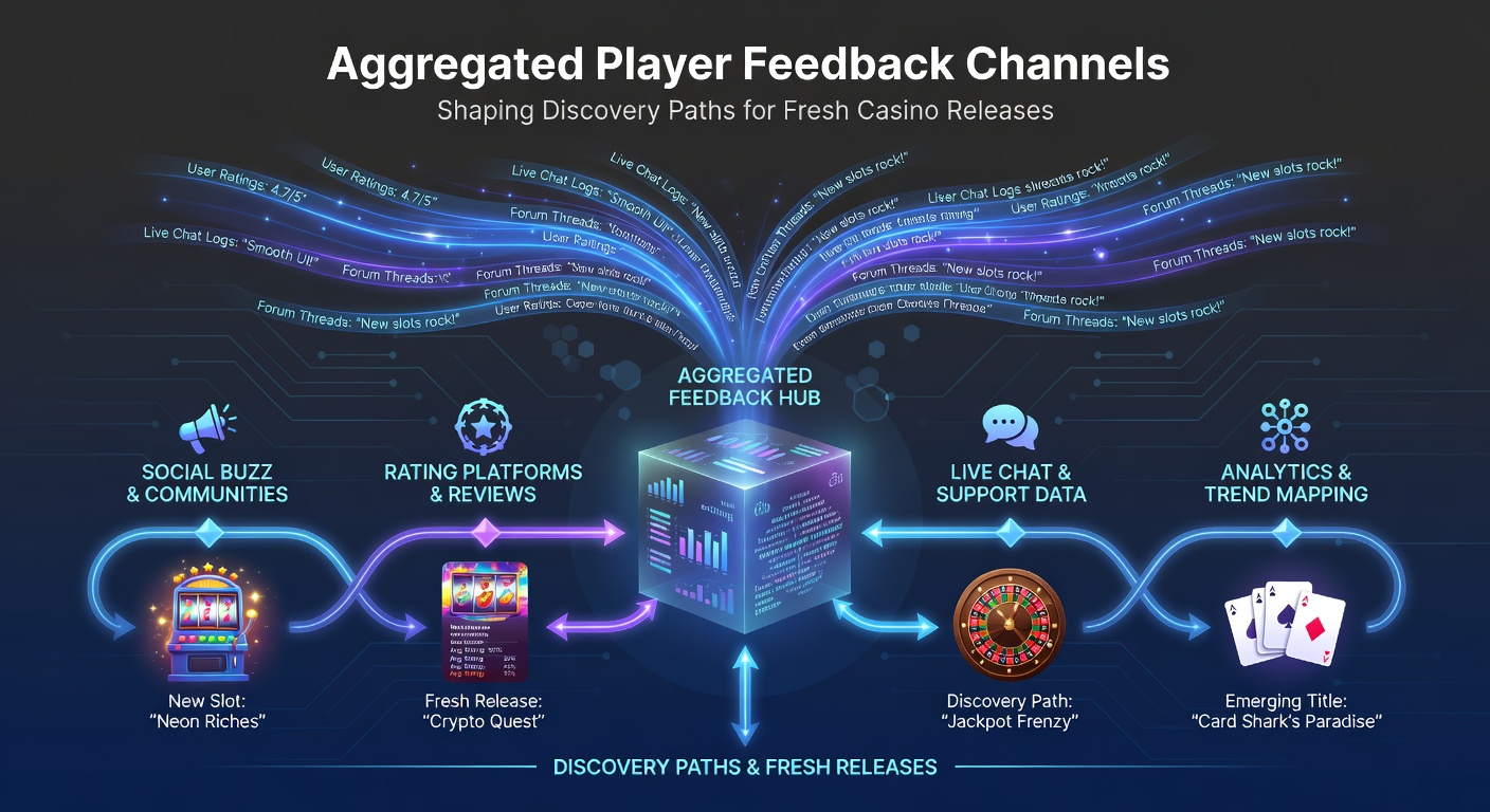 Visualisierung aggregierter Spieler-Feedback-Kanäle und ihre Wirkung auf neue Casino-Spiele