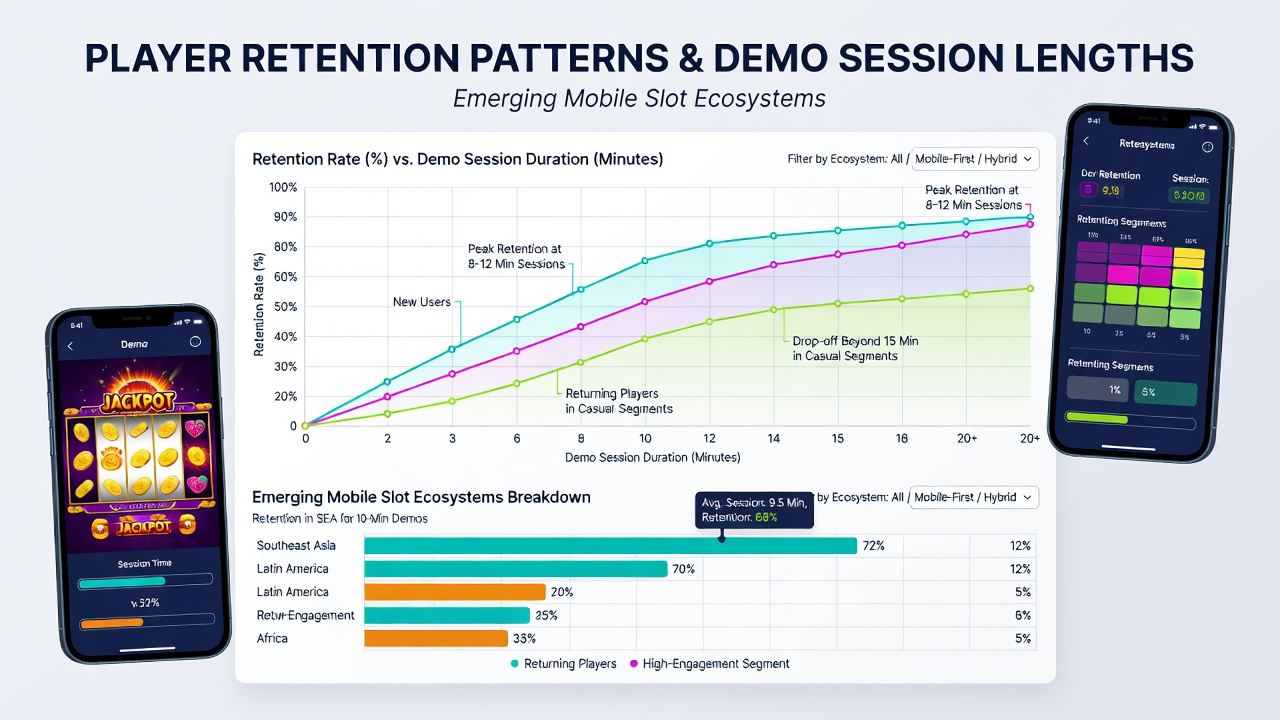 Darstellung von Retentionsdaten und Demo-Analysen in mobilen Slots