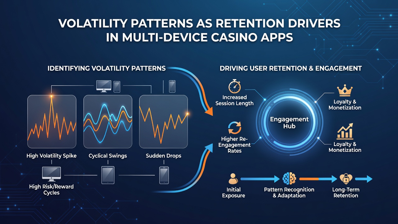Analyse der Gerätewechsel und Volatilitätswirkungen auf Retention in Casino-Apps